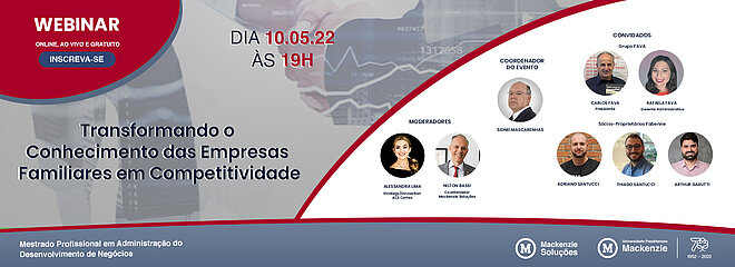 Banner de divulgação do evento. 