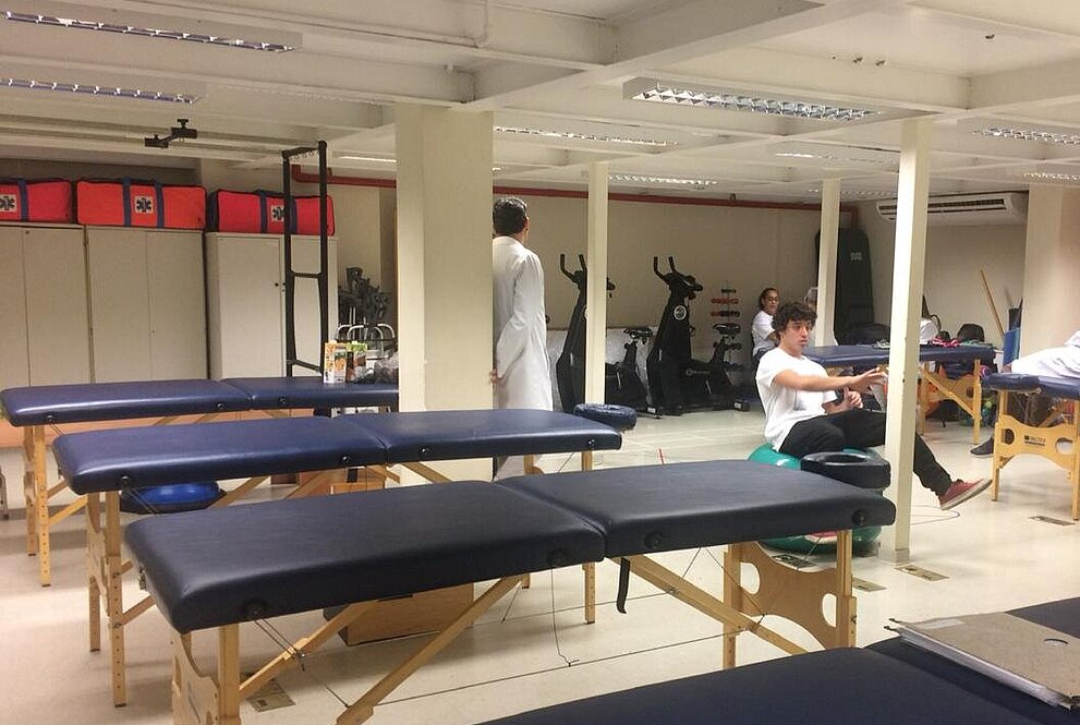 Macas onde os pacientes fazem os exercícios