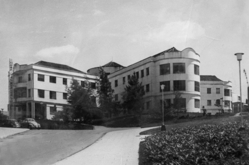 foto de 1959 - predio Hospital Universitário Evangélico de Curitiba Mackenzie